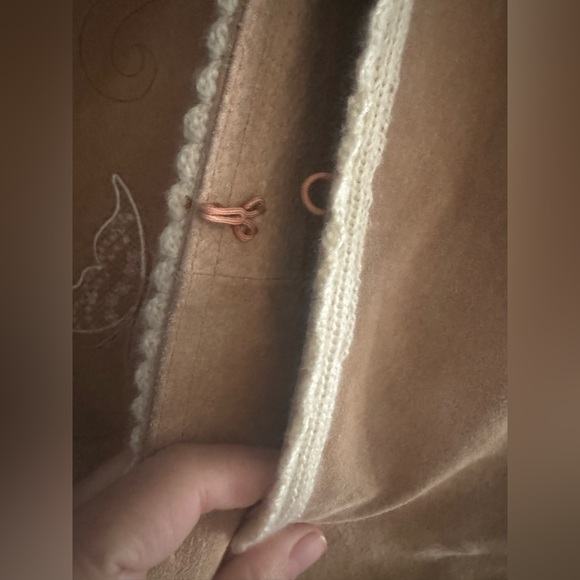 Via Accenti vintage embroidered fringe coat - Picture 4 of 11